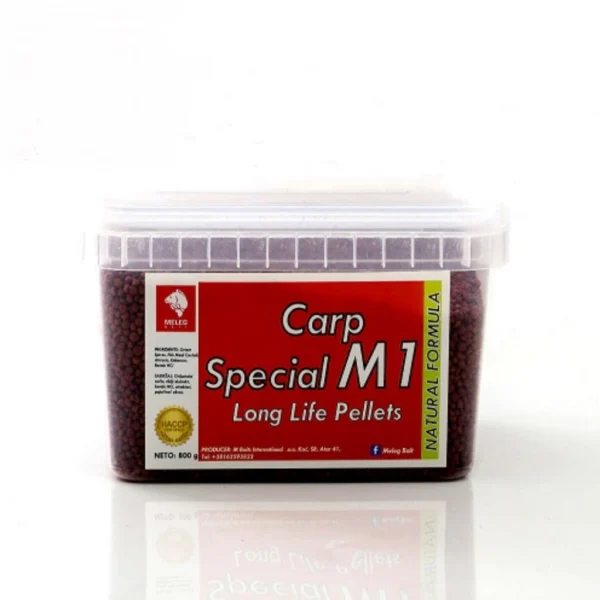 Meleg Baits Carp Special Pellets M1 - 800g Meleg Baits Carp Special Pellets M1 - 800g