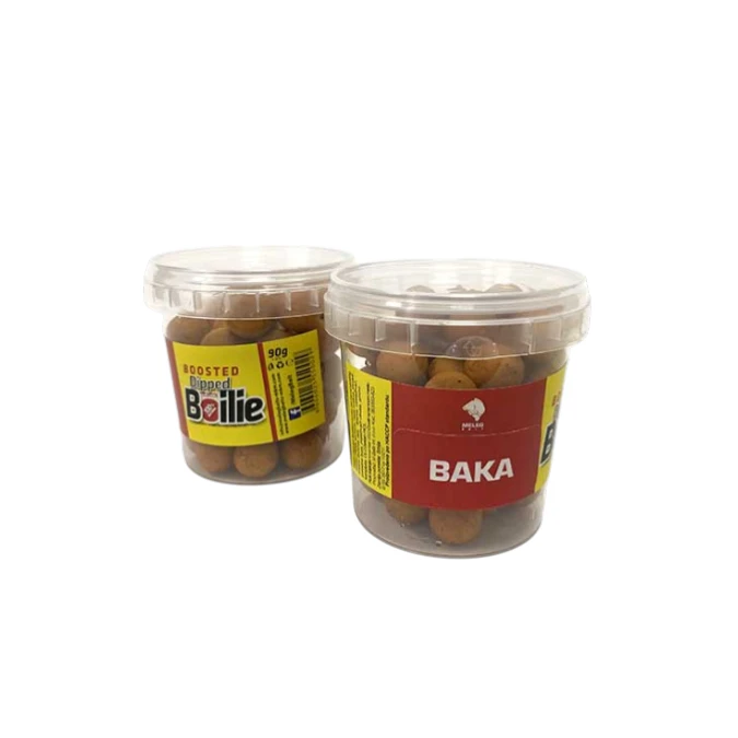 Boosted Boile Meleg Baits 14mm – Baka, dipovane boile za pecanje sa bogatim sastavom.