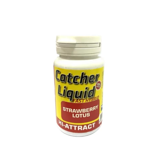Catcher Liquid Meleg Bait 100ml - Strawberry Lotus Catcher Liquid Meleg Bait 100ml Strawberry Lotus likvid za pecanje za izradu boila
