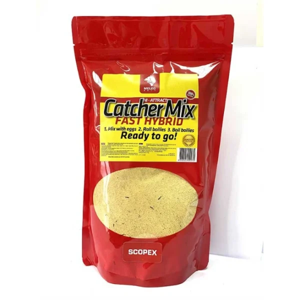 Catcher Mix Meleg Bait 1kg Scopex miks za boile sa Hi-Digest formulom