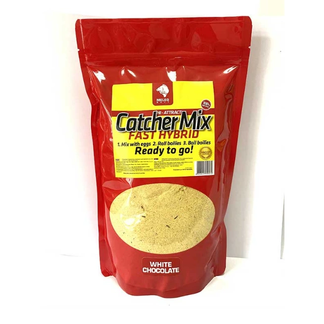 Catcher Mix Meleg Bait 1kg White Chocolate miks za boile sa Hi-Digest formulom