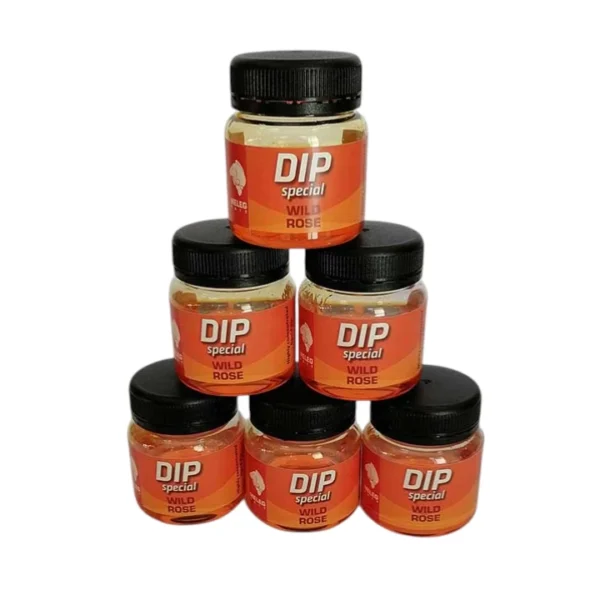 Dip Special Meleg Baits 30ml - Wild Rose Dip Special Meleg Baits 30ml – Wild Rose, gusti dip sa proteinima i enzimima za mamce.