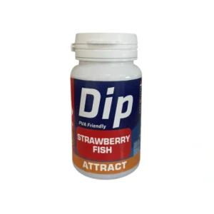 Dip Tečni Meleg Baits 75ml – Strawberry Fish, dip za boile sa prirodnim aromama i aminokiselinama.