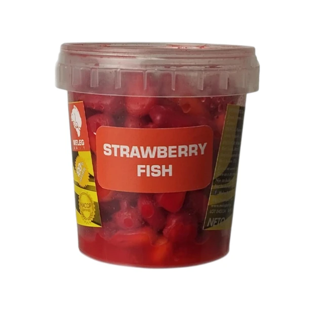 Dipped Boosted Corn Meleg Bait 110g Strawberry Fish kukuruz pecanje za šarana i feeder ribolov