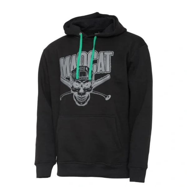 Madcat Black dukserica sa kapuljačom veličina za ribolov i svakodnevno nošenje