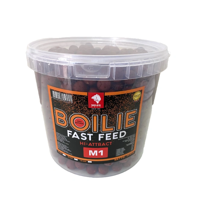 Fast Feed Boile Meleg Baits 3,8kg 18mm za pecanje, atraktivne