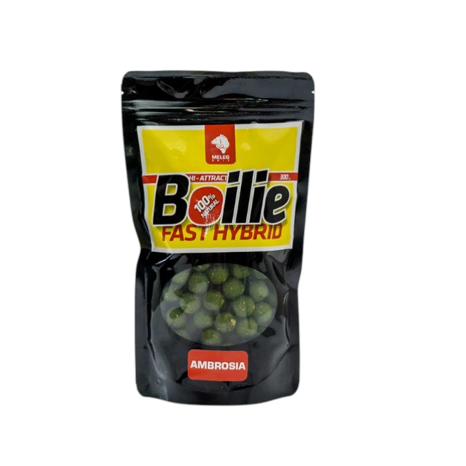 Fast Hybrid Boile Meleg Baits 14/18mm – Ambrosia, izbalansovane boile za pecanje sa visokim privlačnim efektom.