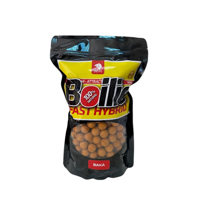 Fast Hybrid Boile Meleg Baits 14/18mm – Baka, izbalansovane boile za pecanje sa visokim privlačnim efektom.