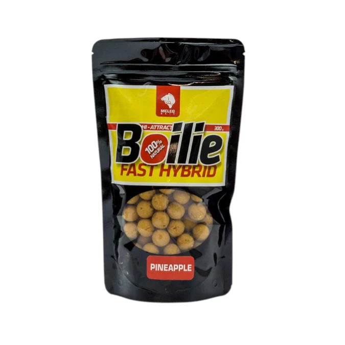 Fast Hybrid Boile Meleg Baits 14/18mm – Pineapple, izbalansovane boile za pecanje sa visokim privlačnim efektom.
