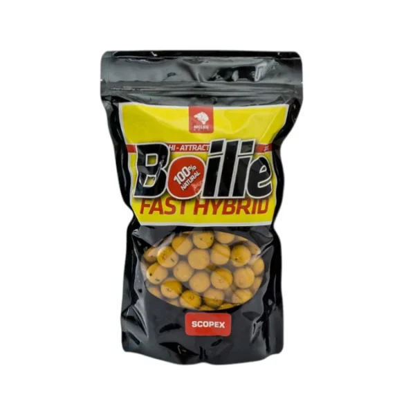 Fast Hybrid Boile Meleg Baits 1418mm 1kg - Scopex Fast Hybrid Boile Meleg Baits 14/18mm – Scopex, izbalansovane boile za pecanje sa visokim privlačnim efektom.