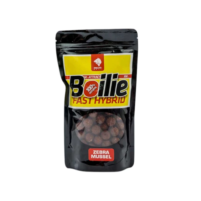Fast Hybrid Boile Meleg Baits 14/18mm – Zebra Mussel, izbalansovane boile za pecanje sa visokim privlačnim efektom.
