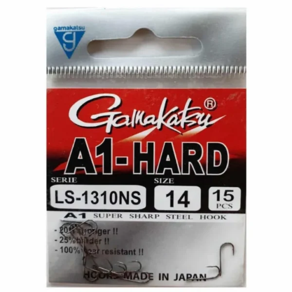 Gamakatsu udice A1 LS-1310NS (Crna) vel. 8 Gamakatsu udice A1 LS-1310NS (Crna) vel. 10