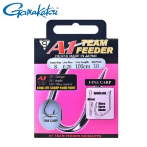 Gamakatsu udice vezane A1 Team Feeder Fine Carp 100cm/vel.14