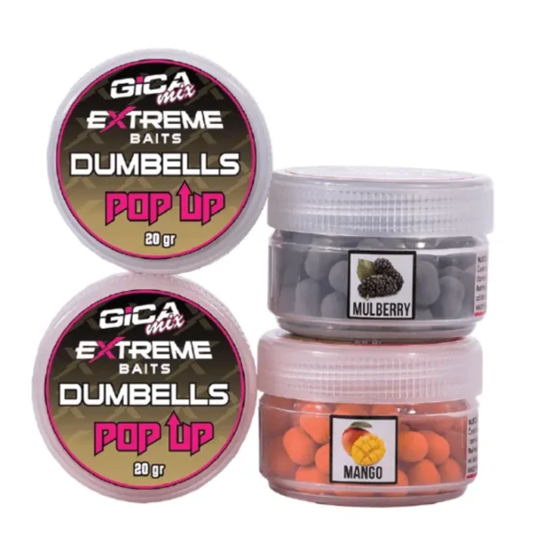 Gica Mix Pop Up Dumbells 8mm - All Round