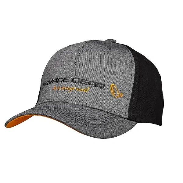 Kačket Savage Gear Strike - Grey Melange Black