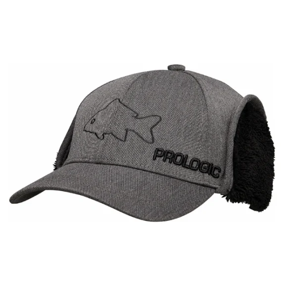 Kapa zimska Prologic Winter Hat Onesize Steel - Greey Melange Prologic Winter Hat Onesize Steel Grey Melange zimska kapa sa šiltom i ušnim preklopnicama