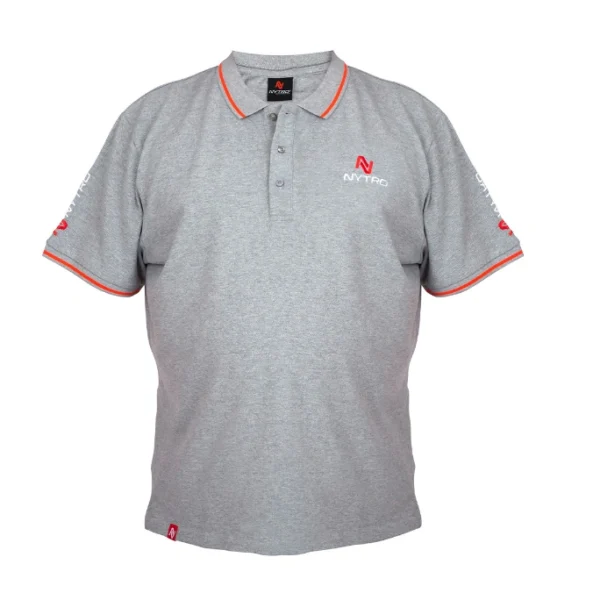 Majica Polo Nytro XXL - Light Marl Gray Majica Polo Nytro XXL od 100% pamuka sa kragnom za udobno svakodnevno nošenje.