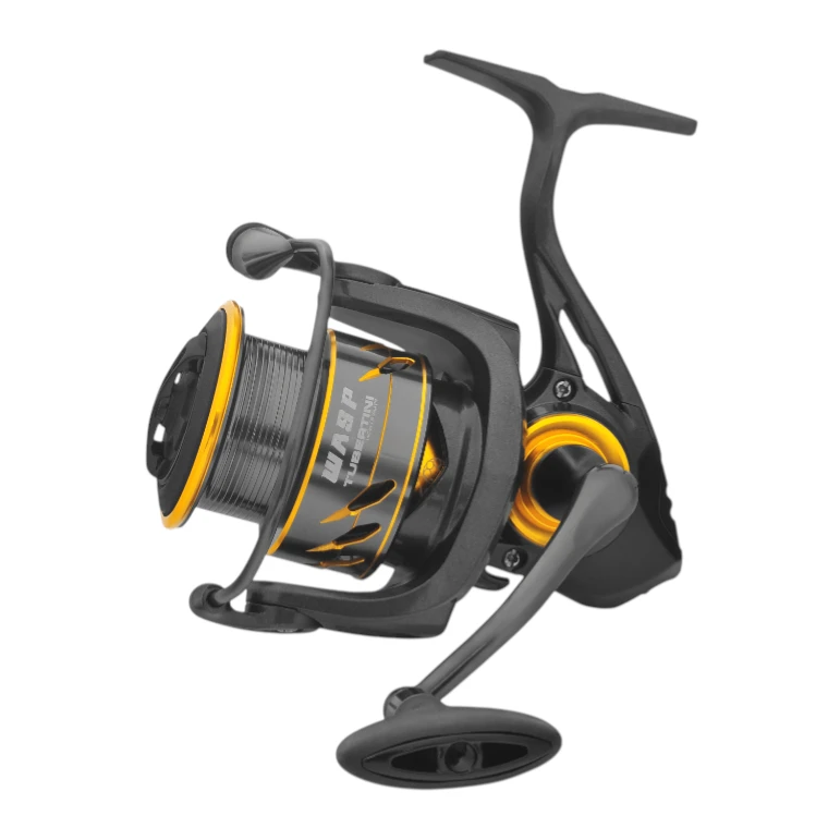 Mašinica Tubertini WASP je lagana ribolovačka mašinica sa aluminijumskim telom, progresivnom kočnicom i špulom .