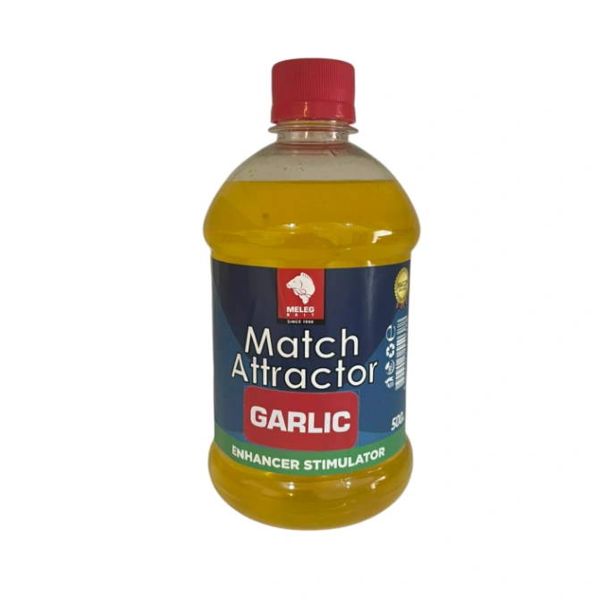 Match Attractor Meleg Bait 500ml Garlic tečni atraktor za pecanje za boile i partikle