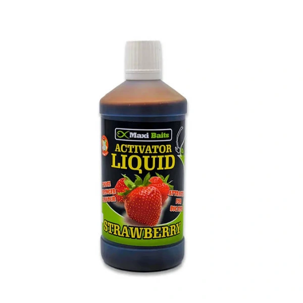 Maxi Baits Liquid Activator 250ml - Strawberry
