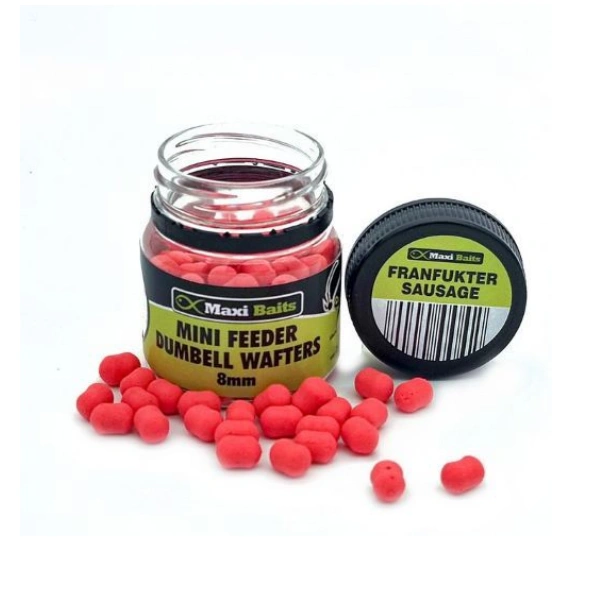 Maxi Baits Mini Wafter Dumbell 25g vafteri za pecanje, prirodni i balansirani mamci za šarana