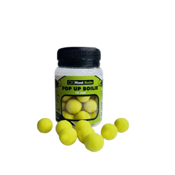 Maxi Baits Pop Up 30g boile za ribolov šarana, prirodne i dugotrajno plutajuće