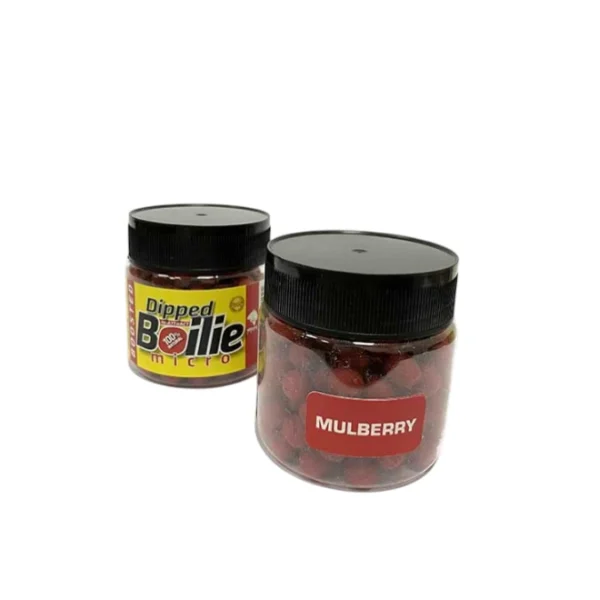 Micro Boosted Boile Meleg Baits 10mm – Mulberry, mikro boile za pecanje tretirane atraktivnim aromama i aditivima.