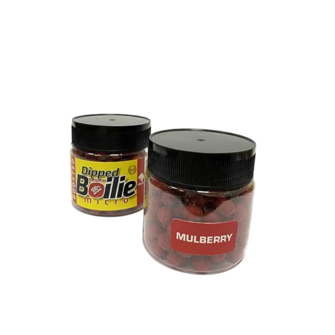 Micro Boosted Boile Meleg Baits 10mm – Mulberry, mikro boile za pecanje tretirane atraktivnim aromama i aditivima.
