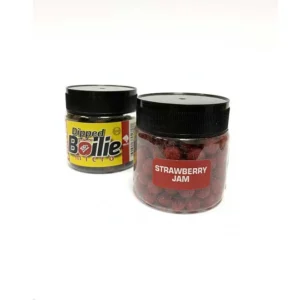 Micro Boosted Boile Meleg Baits 10mm – Strawberry Jam, mikro boile za pecanje tretirane atraktivnim aromama i aditivima.