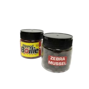 Micro Boosted Boile Meleg Baits 10mm 140g - Zebra Mussel Micro Boosted Boile Meleg Baits 10mm – Zebra Mussel, mikro boile za pecanje tretirane atraktivnim aromama i aditivima.