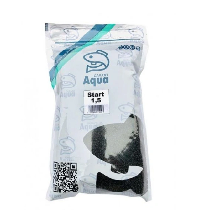 Peleti za pecanje Aqua Garant Start 1.5mm, visokoproteinske pelete sa ribljim brašnom i Omega-3 uljem, za komercijalni i takmičarski ribolov