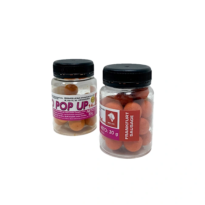 Pop Up Boile Meleg Bait 10/14 mm 30g Franfurt Saussage plutajući šaranski mamac