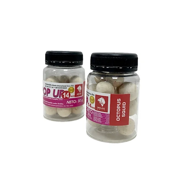 Pop Up Boile Meleg Bait 1014 mm 30g - Octopus Squid Pop Up Boile Meleg Bait 10/14 mm 30g Octopus Squid plutajući šaranski mamac