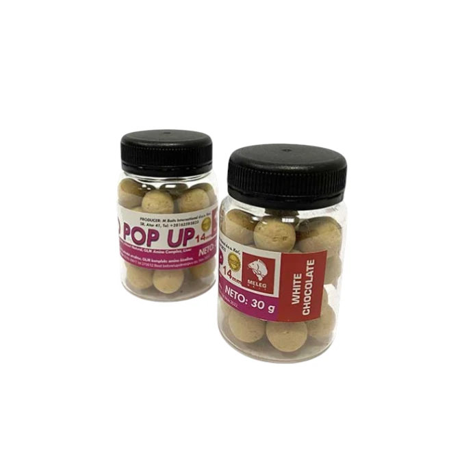 Pop Up Boile Meleg Bait 10/14 mm 30g White Chocolate plutajući šaranski mamac