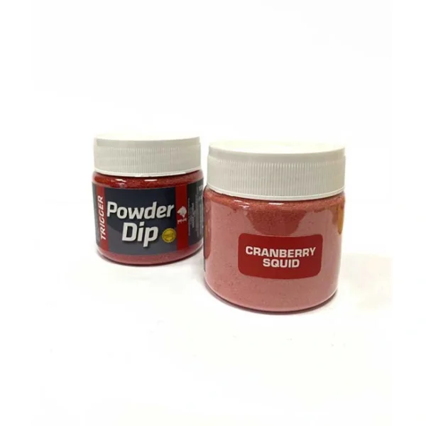 Powder Dip Meleg Baits 100g - Cranberry Squid Powder Dip Meleg Baits 100g – Cranberry Squid praškasti dip za boile i PVA prezentaciju.