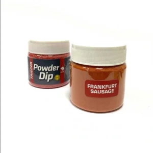 Powder Dip Meleg Baits 100g - Franfurt Saussage Powder Dip Meleg Baits 100g – Franfurt Saussage, praškasti dip za boile i PVA prezentaciju.