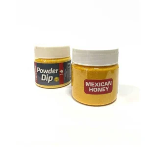 Powder Dip Meleg Baits 100g - Mexican Honey Powder Dip Meleg Baits 100g – Mexican Honey, praškasti dip za boile i PVA prezentaciju.