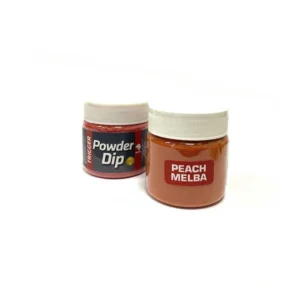 Powder Dip Meleg Baits 100g - Peach Melba Powder Dip Meleg Baits 100g – Peach Melba, praškasti dip za boile i PVA prezentaciju.