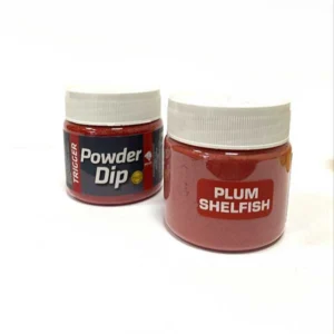 Powder Dip Meleg Baits 100g - Plum Shellfish Powder Dip Meleg Baits 100g – Plum Shellfish, praškasti dip za boile i PVA prezentaciju.