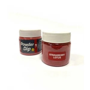 Powder Dip Meleg Baits 100g - Strawberry Lotus Powder Dip Meleg Baits 100g – Strawberry Lotus, praškasti dip za boile i PVA prezentaciju.