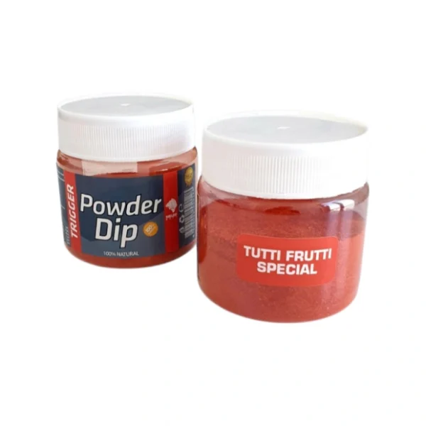Powder Dip Meleg Baits 100g - Tutti Frutti Special Powder Dip Meleg Baits 100g – Tutti Frutti Special, praškasti dip za boile i PVA prezentaciju.