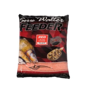 Primama Serie Walter Feeder RED 2kg, hrana za ribolov i pecanje, crvena boja, aroma badema, efikasna za šarana, Serie Walter