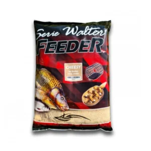 Primama Serie Walter Feeder Sir 2kg, hrana za ribolov i pecanje, svetlo braon boja, aroma sira, lepljiva i teška, efikasna za mrenu, skobalja i krupnu deveriku