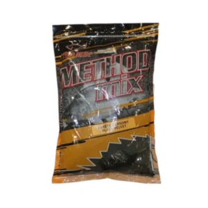 Primama TP Method Mix Fekete-Barsony VP 850 g, hrana za ribolov i pecanje, crna boja, visokoproteinska, sa fluo mrvicama