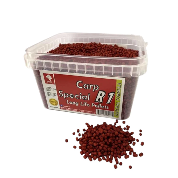 R1 Carp Special Pellet 800g – gotov pelet za šarana za Method Feeder i PVA mrežicu