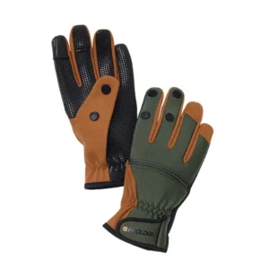 Prologic Neopren Grip L Green Black ribolovačke rukavice sa gumenim gripom i odlepljivim vrhovima prstiju