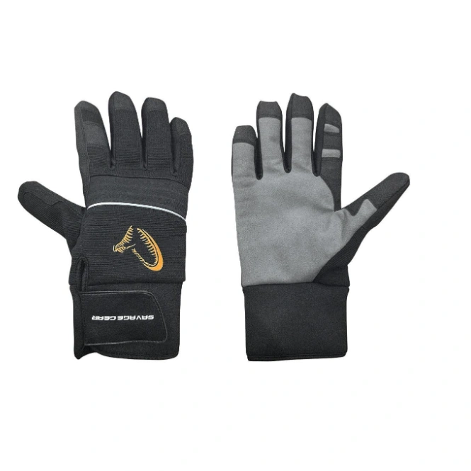 Savage Gear Winter Thermo rukavice L Black Grey zimske rukavice za ribolov, vodootporne i sa pojačanim gripom