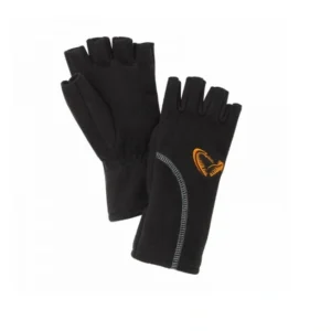 Savage Gear Wind Pro rukavice bez prstiju XL Black flis rukavice za ribolov, tople i otporne na vetar