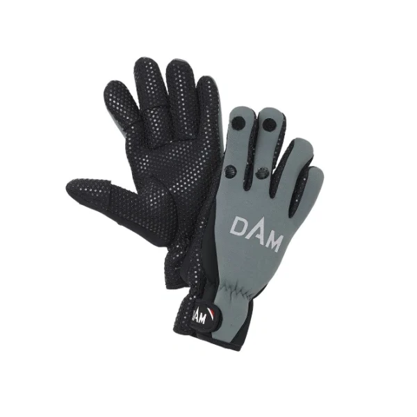 Rukavice neopren Dam Fighter L - Black Grey Dam Neopren Fighter L neopren rukavice crno-sive sa gumiranim dlanom i podesivim zglobom