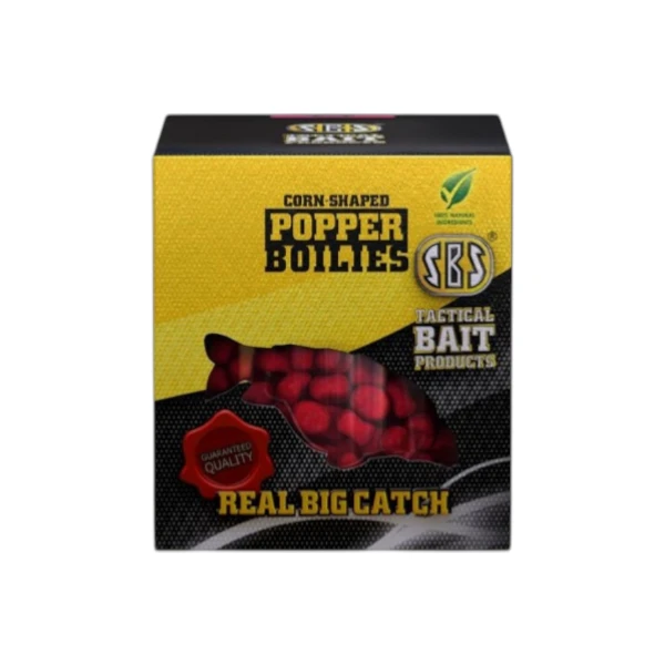 SBS Corn Shaped Popper Boile 8–10mm, šaranske boile u obliku kukuruza, pop up mamac za šaranski ribolov.